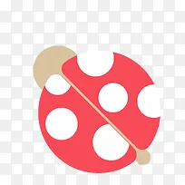 矢量红色斑点小昆虫七星瓢虫-空若网 矢量红色斑点小昆虫七星瓢虫-空若网