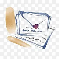 手绘明信片时尚素材-空若网 手绘明信片时尚素材-空若网