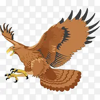手绘卡通老鹰-空若网 手绘卡通老鹰-空若网