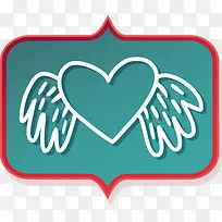 精美心翅膀天使-空若网 精美心翅膀天使-空若网