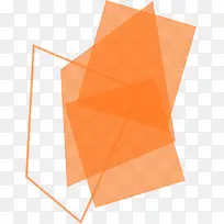 矢量橙色不规则图形-空若网 矢量橙色不规则图形-空若网