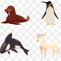 矢量海底生物-空若网 矢量海底生物-空若网