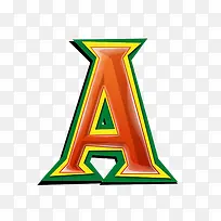 红绿立体字母a-空若网 红绿立体字母a-空若网