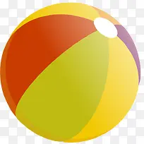 卡通简单的彩色皮球-空若网 卡通简单的彩色皮球-空若网