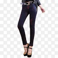 黑色时尚春天裤子-空若网 黑色时尚春天裤子-空若网