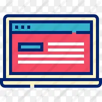 笔记本电脑图标-空若网 笔记本电脑图标-空若网