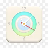 卡通时钟白色数字素材-空若网 卡通时钟白色数字素材-空若网