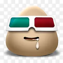 长方形彩色眼镜表情PNG图标-空若网 长方形彩色眼镜表情PNG图标-空若网