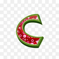 紫红立体字母c-空若网 紫红立体字母c-空若网