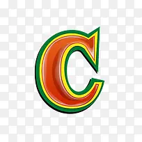 红绿立体字母c-空若网 红绿立体字母c-空若网