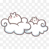 卡通手绘云彩-空若网 卡通手绘云彩-空若网