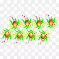 小插花兆字节剪贴画-水果边框-空若网 小插花兆字节剪贴画-水果边框-空若网