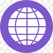 扁平化图标地球仪-空若网 扁平化图标地球仪-空若网