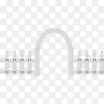 白色栅栏-空若网 白色栅栏-空若网