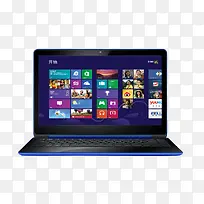 蓝色笔记本电脑-空若网 蓝色笔记本电脑-空若网