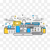 网购插画-空若网 网购插画-空若网