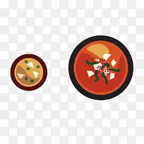 扁平化的食物矢量素材-空若网 扁平化的食物矢量素材-空若网