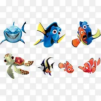 卡通海洋生物-空若网 卡通海洋生物-空若网