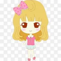 可爱卡通女孩-空若网 可爱卡通女孩-空若网