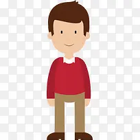 手绘卡通弟弟-空若网 手绘卡通弟弟-空若网