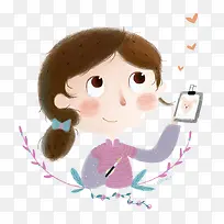 卡通小女孩-空若网 卡通小女孩-空若网