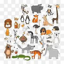 卡通动物-空若网 卡通动物-空若网