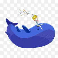 卡通可爱人物海豚-空若网 卡通可爱人物海豚-空若网