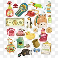 卡通物品-空若网 卡通物品-空若网