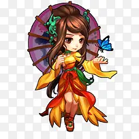 手绘可爱游戏人物-空若网 手绘可爱游戏人物-空若网