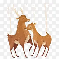 相爱的麋鹿-空若网 相爱的麋鹿-空若网