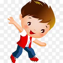 可爱春天男孩人物-空若网 可爱春天男孩人物-空若网