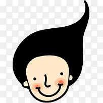 可爱手绘人物头像-空若网 可爱手绘人物头像-空若网