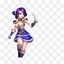 手绘可爱美女人物-空若网 手绘可爱美女人物-空若网