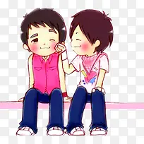 可爱伙伴手绘人物-空若网 可爱伙伴手绘人物-空若网