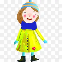 冬季卡通人物可爱-空若网 冬季卡通人物可爱-空若网