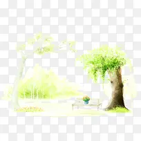 卡通手绘风景-空若网 卡通手绘风景-空若网