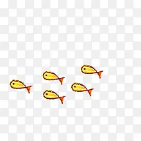 手绘鱼群-空若网 手绘鱼群-空若网