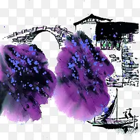 水彩墨房子-空若网 水彩墨房子-空若网