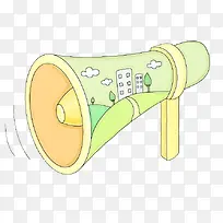 手绘喇叭-空若网 手绘喇叭-空若网