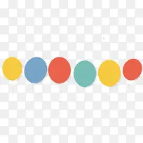 彩色圆圈漂浮-空若网 彩色圆圈漂浮-空若网