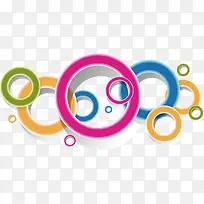 彩色漂浮圆形-空若网 彩色漂浮圆形-空若网