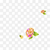 彩色漂浮手绘玫瑰-空若网 彩色漂浮手绘玫瑰-空若网