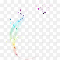 彩色星星漂浮光效-空若网 彩色星星漂浮光效-空若网