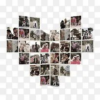 爱心照片墙-空若网 爱心照片墙-空若网