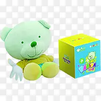 绿色可爱小熊娃娃-空若网 绿色可爱小熊娃娃-空若网