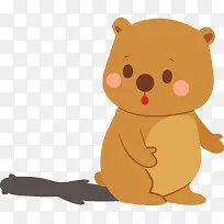 灰色可爱倒影小熊-空若网 灰色可爱倒影小熊-空若网