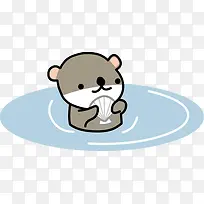 卡通可爱小熊插画-空若网 卡通可爱小熊插画-空若网