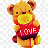 可爱卡通爱心小熊-空若网 可爱卡通爱心小熊-空若网