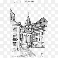 卡通风景手绘-空若网 卡通风景手绘-空若网