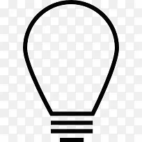 灯泡的螺丝图标-空若网 灯泡的螺丝图标-空若网